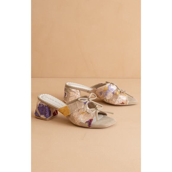 The Emerald Double Bow Sandals – Wild Luxe Boutique Oasis Society The Emerald Double Bow Sandals